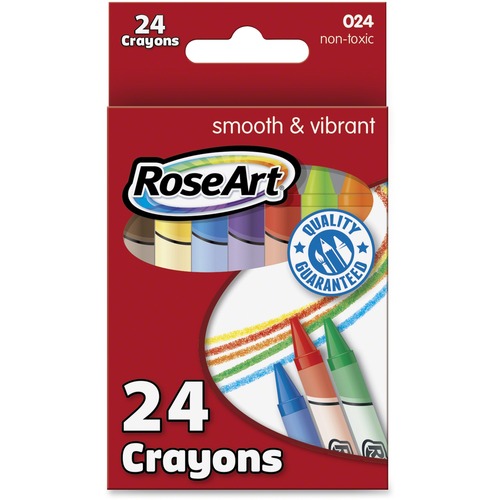RoseArt 24-Count Classic Crayons