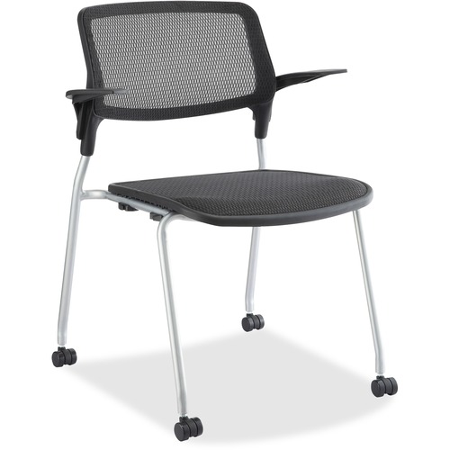 Lorell Lorell Fixed Arms Stackable Guest Chairs