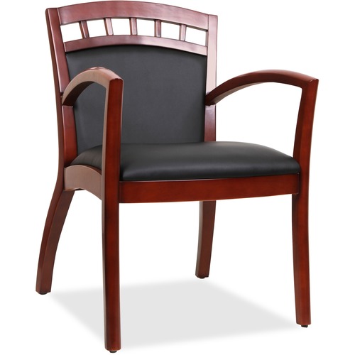 Lorell Lorell Crowning Accent Wood Guest Chair