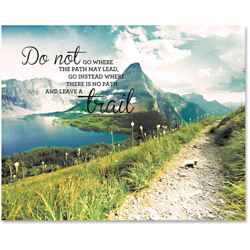 Advantus Advantus Leave A Trail Motivational Canvas Print