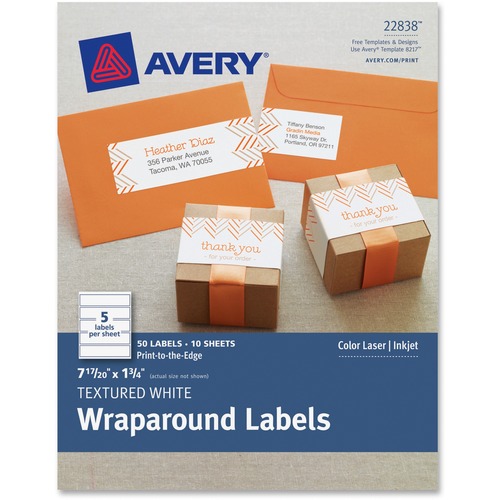 Avery Avery Textured Wrap Around Labels