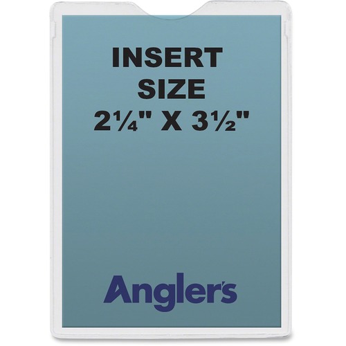 Anglers Anglers Self-stick Crystal Clear Poly Envelopes