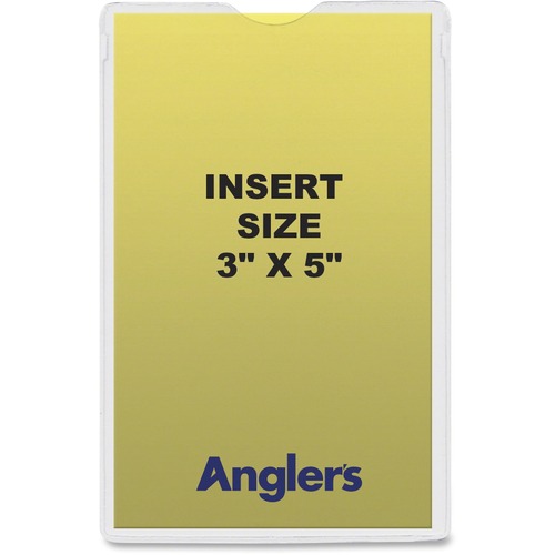 Anglers Self-stick Crystal Clear Poly Envelopes