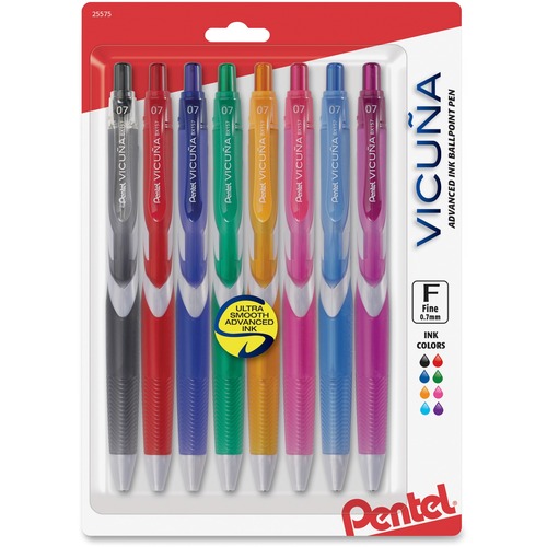 Pentel Pentel Vicuna Retractable Ballpoint Pens