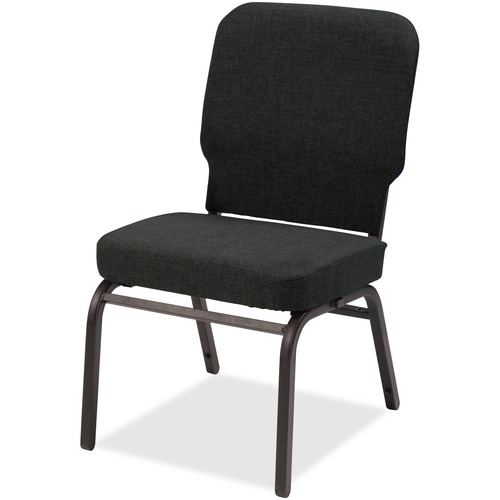 Lorell Lorell Fabric Back/Seat Oversized Stack Chairs