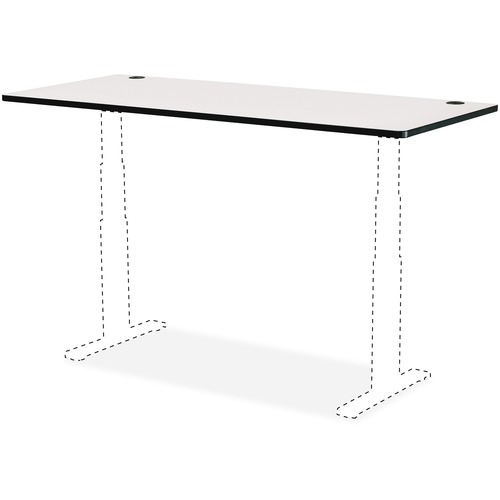 Safco Gray Lam. Electric Ht-adj. Table Tabletop