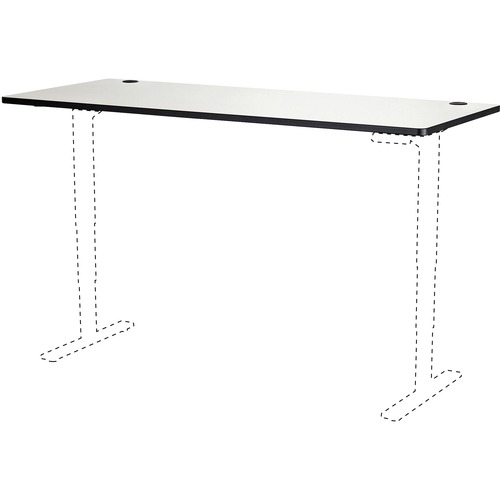 Safco Gray Lam. Electric Ht-adj. Table Tabletop