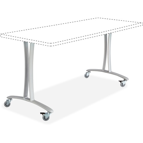 Safco Safco Rumba Training Table T-leg Base w/Casters