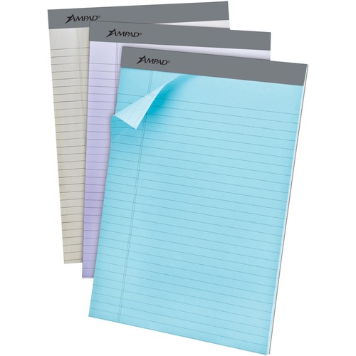 Ampad Ampad Pastel Legal-ruled Perforated Pads
