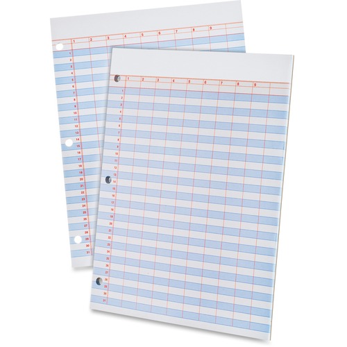 Ampad Ampad Heavyweight 3-Hole Punched Data Pads