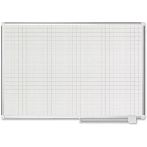 MasterVision 1x1 Grid Magnetic Gold Ultra Planning Board