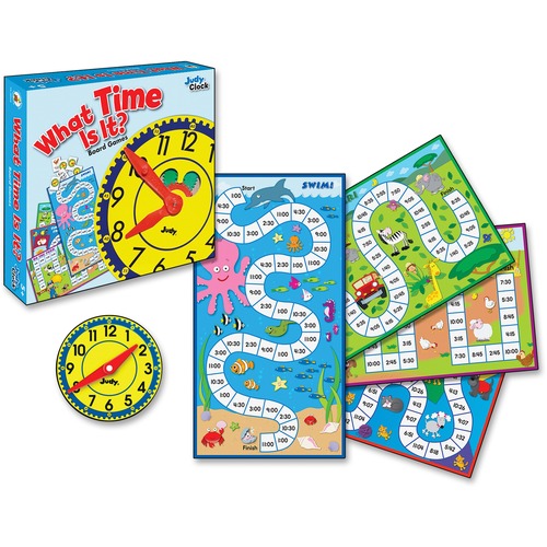 Carson-Dellosa What Time Is It? Board Game