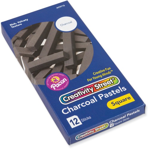 ChenilleKraft ChenilleKraft Charcoal Square Artist Pastels