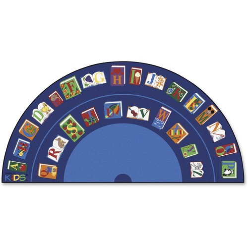 Carpets for Kids Carpets for Kids Reading/The Book Semi-circle Rug