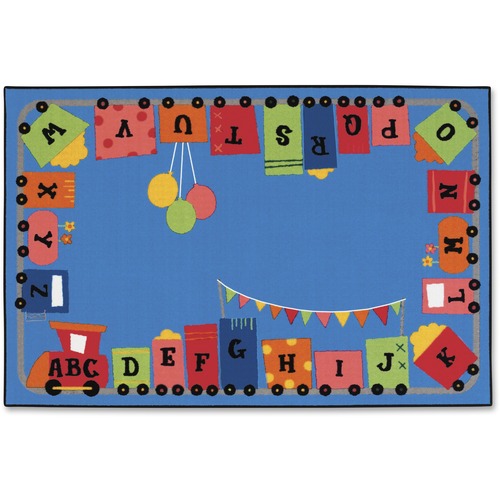 Carpets for Kids Carpets for Kids Value Line Alpha Fun Train Rug