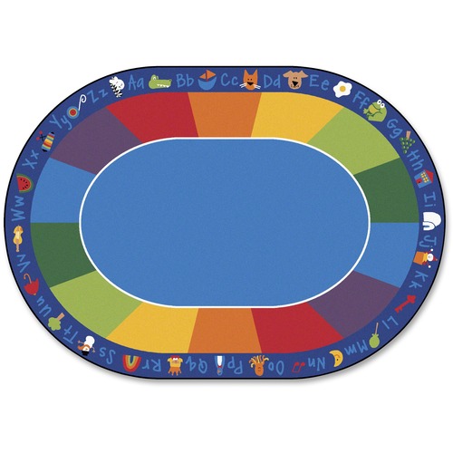 Carpets for Kids Carpets for Kids Fun With Phonics Oval Seating Rug