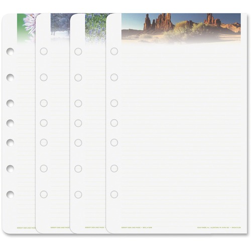 Day-Timer Serenity Note Pads Planner Refill Pages