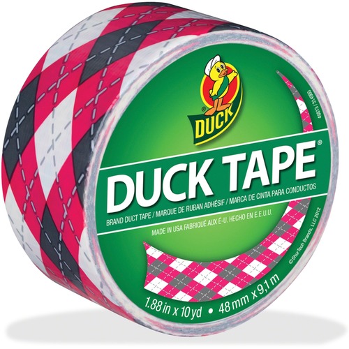 Duck Pink Argyle Color Duct Tape