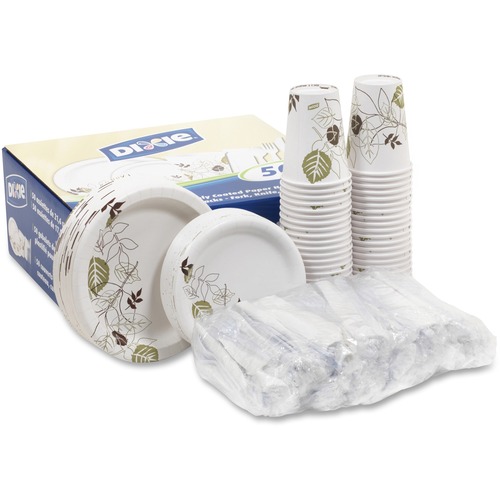 Dixie Dixie All-in-one Disposable Dinnerware Pack