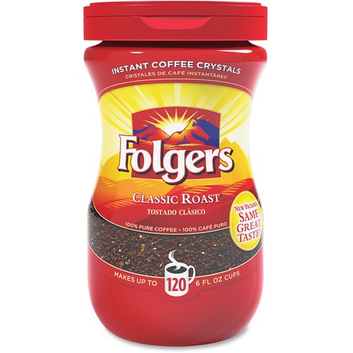 Folgers Folgers Classic Roast Instant Coffee Crystals Instant