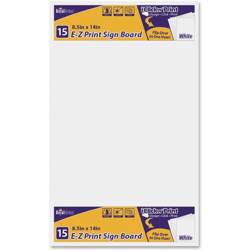 Geographics E-Z Print Printable Poster Board