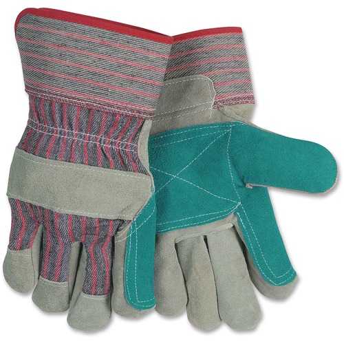 MCR Safety Double Leather Palm Gloves