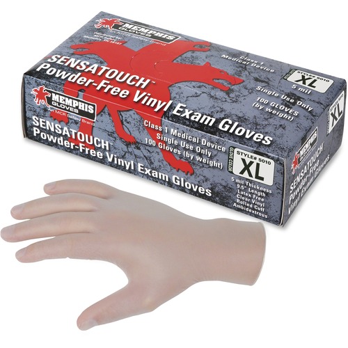 MCR Safety Powder-free Vinyl Disposable Gloves
