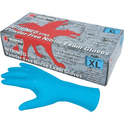 MCR Safety Disposable Powder-free Nitrile Gloves