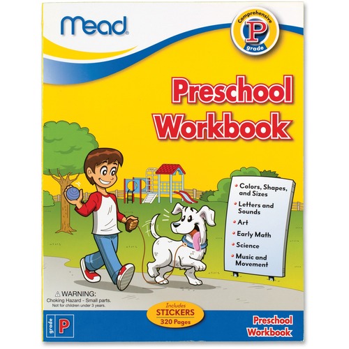 Mead Preschool Comprehensive Workbook Education Printed Book for Scien