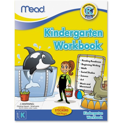 Mead Mead Kindergarten Comprehensive Workbook Education Printed Book for Sc