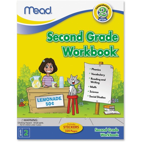 Mead Mead Second Grade Comprehensive Workbook Education Printed Book