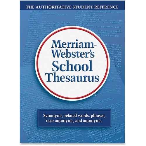 Merriam-Webster Merriam-Webster Grade 9-11 School Thesaurus Education Printed Book - E