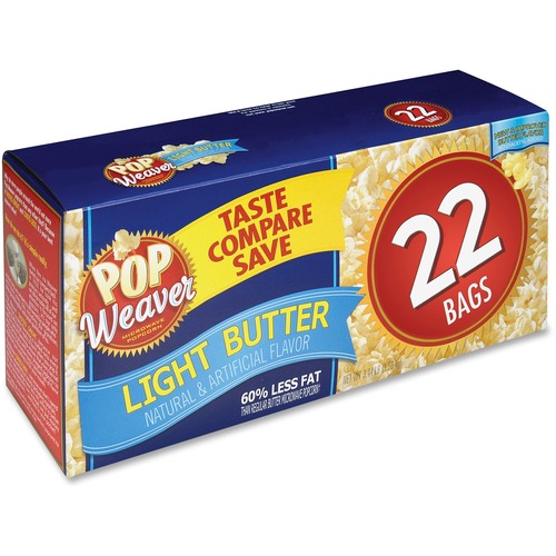 Office Snax Office Snax Pop Weaver Light Butter Microwave Popcorn