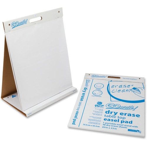 GoWrite! Clean Erase Table Top Easel Pad