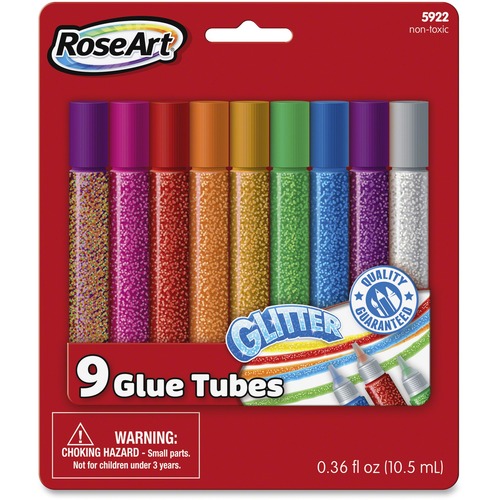 RoseArt Washable Glitter Color Glue Pen