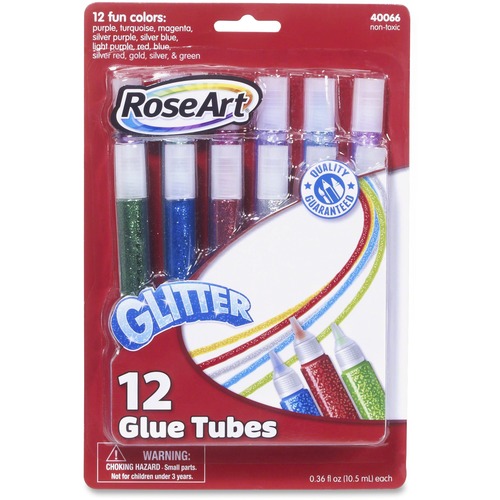 RoseArt Washable Glitter Color Glue Pen