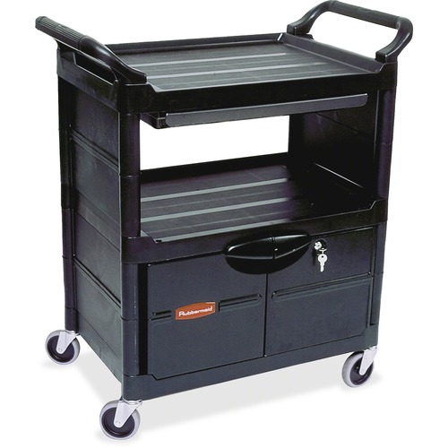 Rubbermaid Rubbermaid Lockable Storage Utility Cart