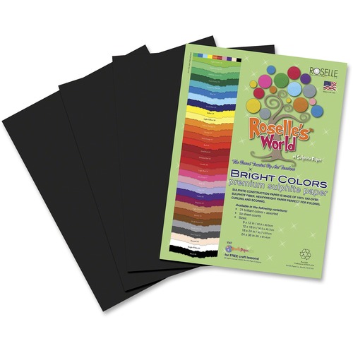 Roselle Premium Sulphite Construction Paper