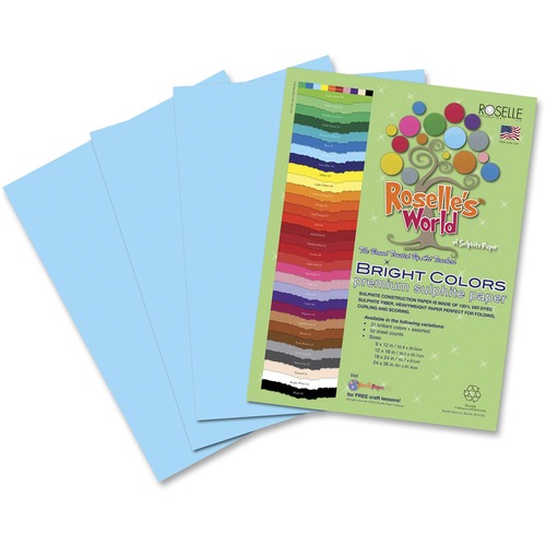 Roselle Premium Sulphite Construction Paper