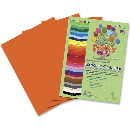 Roselle Roselle Premium Sulphite Construction Paper