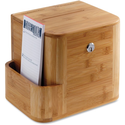 Safco Safco Bamboo Suggestion Box
