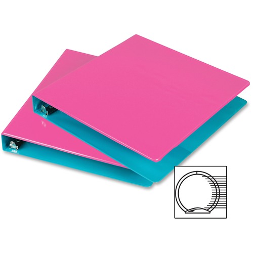 Samsill Samsill Fashion Two-tone Round Ring Binders