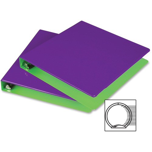 Samsill Fashion Two-tone Round Ring Binders