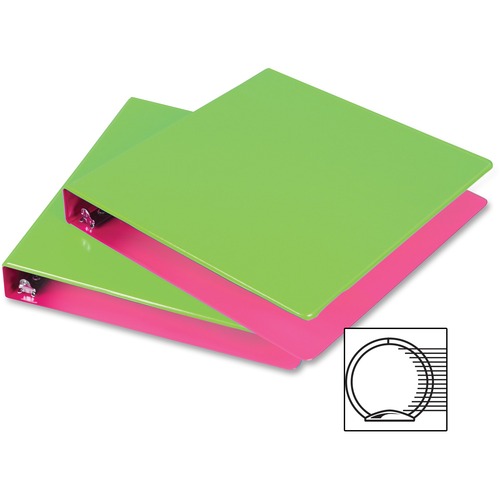 Samsill Fashion Two-tone Round Ring Binders