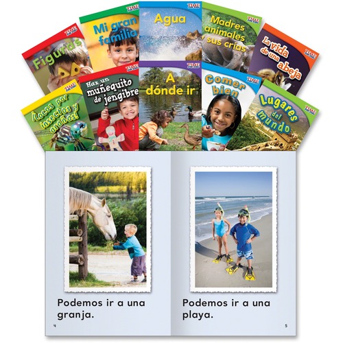 Shell TIME for Kids: Nonfiction Spanish Grade 1 Set 3 Education Printe
