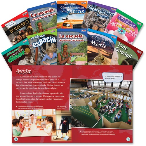 Shell TIME for Kids: Nonfiction Spanish Grade 3 Set 3 Education Printe