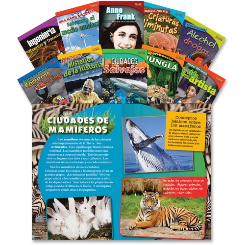 Shell TIME for Kids: 4th-grade Spanish 10-Book Set 3 Education Printed