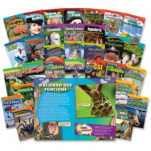 Shell Shell TIME for Kids Adventure 4th-grade Spanish 30-book Set Education