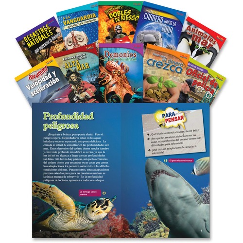 Shell Shell TIME for Kids: Challenging 10 Book Spanish Set 1 Education Print