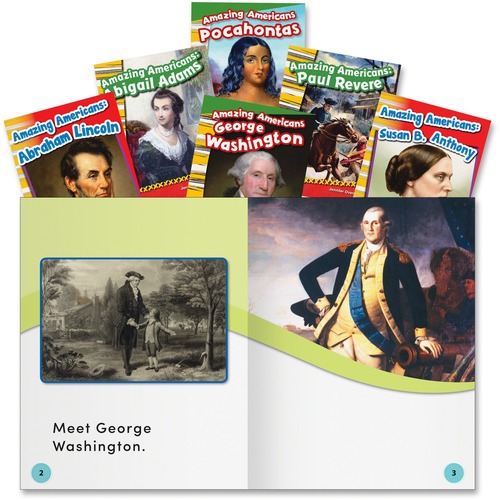 Shell Amazing Americans Book Set Education Printed Book for Social Stu